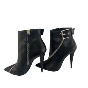 Giuseppe Zanotti Zipper Ankle Boots Size 35